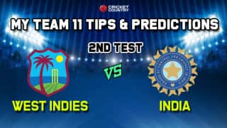 MyTeam11 Team India vs West Indies 2nd Test – Cricket Prediction Tips For Today’s TEST Match IND vs WI at Sabina Park, Jamaica